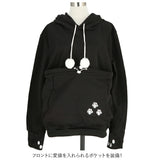 パーカー レディース おしゃれ 通販 にゃんこ ポケット トレーナー カブリ プルオーバー トップス フリース にゃんパーカー 猫耳 フード 森ガール 猫 小動物 ねこ ネコ アニマル