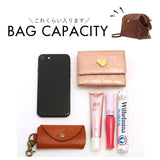 ミニショルダーバッグ レディース 通販 アヴォカ ACF-002 AVOCA ショルダーバッグ ショルダーバック バッグ バック 斜めがけ 斜め掛け がま口 ミニバッグ フェイクレザー 合皮 きれいめ