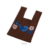 ニットバッグ ミニトート 通販 トートバッグ 小さめ サブバッグ ミニ ニット バッグ マルシェバッグ ミニバッグ エコバッグ ハンドバッグ トート バック fikalycka レディース 北欧 軽量
