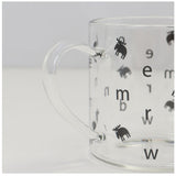 moz マグカップ 耐熱ガラス 通販 モズ 耐熱マグ ガラス製 耐熱 ガラス マグ カップ 透明 軽量 軽い おしゃれ 北欧 エルク キャラクター かわいい 可愛い 電子レンジ対応 320ml 洋食器