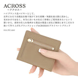 アクロス 財布 通販 日本製 ACROSS財布 小銭入れ カードケース コインケース ミニ財布 さいふ ミニウォレット 本革 My all マイオール ファスナー コンパクト 牛革 革 レザー おしゃれ