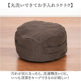 布団収納袋 クッション 通販 布団収納 布団収納ケース S 布団 ふとん 収納 収納ケース クッションになる MYSiG ミューシグ 円形 丸 丸型 おしゃれ シンプル かわいい ソフトデニム
