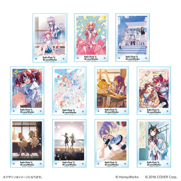 ホロライブ グッズ 通販 ハニーワークス アクリルボード イラストボード コンセプトアート 卓上 アクリルスタンド キャラクター かわいい 可愛い hololive HoneyWorks vtuber 置物