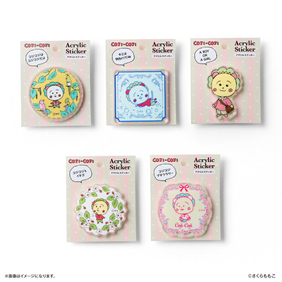 コジコジ グッズ 通販 COJI COJI コジコジグッズ アクリルステッカー 立体シール ステッカーシール さくらももこ かわいい おしゃれ 可愛い オシャレ 推し活 推しグッズ 推し活キャラ