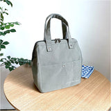 At First アットファースト ランチバッグ 保冷 がま口 L 通販 ランチバック 保冷ランチバッグ 保冷バッグ 保冷ランチバック 保冷バック がま口バッグ がま口バック お弁当袋 撥水 縦型