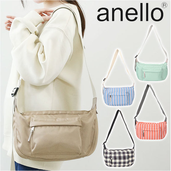anello アネロ ショルダーバッグ ミニ AIB4611 通販 ショルダー ショルダーバック ミニショルダーバッグ ミニショルダーバック 肩掛け ななめかけ 斜めかけ ミニショルダー 小さめ 横長