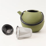 南部鉄器 急須 おしゃれ 通販 日本製 鉄瓶 鉄急須 岩鋳 お茶 ポット 藍花 aika 日の丸 鉄製 冷めにくい 盛岡 南部 鋳鉄 南部鉄 南部鉄瓶 お湯 茶葉 来客 和室 ギフト 贈り物 日本 国産
