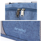 anello アネロ リュック AIM0736 通販 リュックサック バックパック デイパック ベリー ハンドル付き ハンドル 撥水 はっ水 出し入れがしやすい ポリエステル カジュアル ブランド