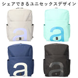 anello アネロ リュック AIS1201 通販 リュックサック バックパック デイパック はっ水 撥水 PC収納 PC コンパクト スリム オーバーロゴ PU ファスナー ブランド ユニセックス 男女兼用