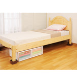 継ぎ脚 4個組 SMILE KIDS スマイルキッズ  通販 ベッドの高さをあげる足 ベッド ソファ 継ぎ足 4cm 4個セット ベッド下収納 高さ調整 お掃除ロボ 収納 掃除 介護 スクエア 角型 継ぎ足し