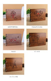 フォトアルバム 木製 通販 アルバム かわいい 写真 フォト 整理 おしゃれ アレンジ 手づくり DIY スクラップアルバム スクラップブック 木製カバー フォトブック 増やせる リングファイル