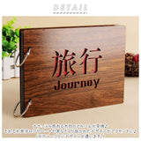 フォトアルバム 木製 通販 アルバム かわいい 写真 フォト 整理 おしゃれ アレンジ 手づくり DIY スクラップアルバム スクラップブック 木製カバー フォトブック 増やせる リングファイル