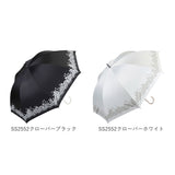 傘 日傘 晴雨兼用 レディース 長傘 通販 50cm 日傘 雨傘 レディース傘 雨晴兼用 UVカット 遮光 アンブレラ  手開き ラメ傘 婦人 かさ 熱中症対策 黒骨