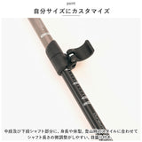 アルバートル トレッキングポール 2本組 通販 albatre AL-TIP2210 ポール ストック ステッキ 山登り スティック トレッキングステッキ 2本セット 伸縮 軽量 I型グリップ レディース
