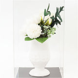 ブリザードフラワ- 仏花 仏壇用 通販 ドライフラワー フラワーギフト コンパクトサイズ お供え 供養 長持ち 水替え不要 アレジメント お供え花 花瓶セット ご仏前 長く飾れる 小さめ