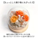 ブリザードフラワ- 通販 ガラスドーム フラワーギフト ガラス製 お花 花 フラワーアレンジメント フラワー かわいい おしゃれ 引越し祝い 結婚祝い 新築祝い 玄関 リビング 退職 退職祝い