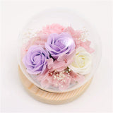 ブリザードフラワ- 通販 ガラスドーム フラワーギフト ガラス製 お花 花 フラワーアレンジメント フラワー かわいい おしゃれ 引越し祝い 結婚祝い 新築祝い 玄関 リビング 退職 退職祝い