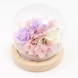 ブリザードフラワ- 通販 ガラスドーム フラワーギフト ガラス製 お花 花 フラワーアレンジメント フラワー かわいい おしゃれ 引越し祝い 結婚祝い 新築祝い 玄関 リビング 退職 退職祝い