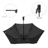 折りたたみ傘 逆さ傘 通販 逆さま傘 大きい 60cm ワンタッチ 自動開閉 メンズ 無地 ブラック ネイビー シンプル 折り畳み傘 さかさま傘 紳士傘 丈夫 アマネ