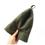 ベル型 サウナハット 通販 サウナ帽子 サウナキャップ サウナ ハット キャップ 帽子 大きめ チューリップ型 断熱性 つばが長い 深い ポケット付 サウナグッズ 温泉 お風呂 AMICAL.Schlaf