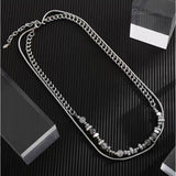 ネックレス シンプル 通販 ジュエリー 首飾り ペンダント レイヤード レディース メンズ チェーンネックレス アクセサリー 大人 女性 男性 贈り物 お洒落 おしゃれ 贈り物 彼女 彼氏