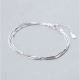 amelia アメリア ブレスレット チェーン 3連 通販 3連ブレスレット チェーンブレスレット 3連チェーンブレスレット レディース シンプル ジュエリー アクセサリー 普段使い フォーマル