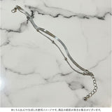 amelia アメリア ブレスレット チェーン 2連 通販 2連ブレスレット チェーンブレスレット 2連チェーンブレスレット レディース シンプル ジュエリー アクセサリー 普段使い フォーマル