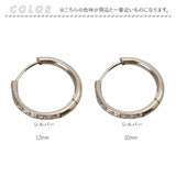 ピアス レディース 通販 フープピアス フープ 両耳 ステンレス ジルコニア アクセサリー ジュエリー つけっぱなし キャッチレス 大人 女性 贈り物 ギフト シンプル 可愛い 上品 かわいい