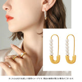 ピアス レディース 通販 軟骨ピアス 両耳 軟骨 ステンレス アクセサリー ジュエリー 安全ピン パール セーフティーピン キャッチレス 大人 女性 贈り物 ギフト 可愛い かわいい おしゃれ