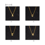 イニシャル ネックレス 通販 ペンダント イニシャルネックレス アルファベット チャーム レディース あずきチェーン 重ね付け ステンレス つけっぱなし 誕生日 記念日 ギフト 贈り物 上品