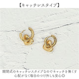 ピアス ハート 通販 フープピアス 中折れ フープ 両耳 ステンレス レディース アクセサリー ジュエリー 2way キャッチレス 大人 女性 贈り物 ギフト シンプル 可愛い かわいい おしゃれ