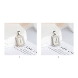 イニシャル ネックレス 通販 ペンダント イニシャルネックレス プレートネックレス アルファベット チャーム スネークチェーン レディース 重ね付け ステンレス つけっぱなし 誕生日