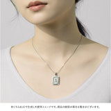 イニシャル ネックレス 通販 ペンダント イニシャルネックレス プレートネックレス アルファベット チャーム スネークチェーン レディース 重ね付け ステンレス つけっぱなし 誕生日