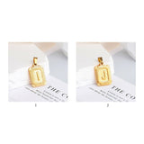 イニシャル ネックレス ゴールド 通販 ペンダント イニシャルネックレス プレートネックレス アルファベット チャーム スネークチェーン レディース 重ね付け ステンレス つけっぱなし