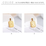 イニシャル ネックレス ゴールド 通販 ペンダント イニシャルネックレス プレートネックレス アルファベット チャーム スネークチェーン レディース 重ね付け ステンレス つけっぱなし