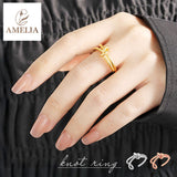 amelia アメリア リング ノットリング 通販 指輪 レディース ニュアンスノットリング ブランド デザインリング 石なし カジュアルリング 女性 おしゃれ かわいい シンプル オシャレ 大人