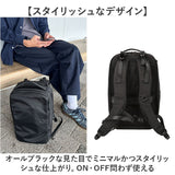 NoiR バックパック メンズ ビジネス 通販 リュック リュックサック ビジネスリュック バッグパック デイパック ビジネスバッグ かばん カバン 鞄 ノアール ノワール N24001 通勤 黒 A4