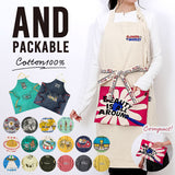 アンドパッカブル エプロン 通販 andpackable 前掛け ワークエプロン おしゃれ かわいい 男女兼用 カフェエプロン ナチュラル ポケット メンズ レディース 油跳ね防止 料理 家事