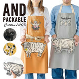 アンドパッカブル エプロン 通販 おしゃれ 男女兼用 メンズ レディース 前掛け ワークエプロン AND PACKABLE カフェエプロン 保育士 コンパクト ユニーク かわいい 折りたたみ キッチン