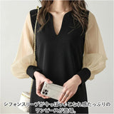 ワンピース レディース ロング丈 通販 ワンピ 普段着 シフォンスリーブ スリット スリットネック 透け感 長袖 シアー シアー袖 ロング 高級感 大人 シンプル 無地 あったか あたたかい