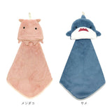 ループタオル おしゃれ 通販 女の子 男の子 ループ付きタオル キャラクター 動物 どうぶつ ループ付きハンドタオル 保育園 幼稚園 ハンドタオル 手拭きタオル ループ アニマル