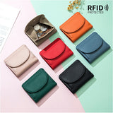 財布 ミニウォレット 革 通販 ミニ財布 サイフ さいふ ウォレット RFID 小銭入れ 革財布 二つ折り財布 本革 牛革 レザー ミニウォレットブランド コインケース おしゃれ レディース