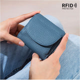 財布 ミニウォレット 革 通販 ミニ財布 サイフ さいふ ウォレット RFID 小銭入れ 革財布 二つ折り財布 本革 牛革 レザー ミニウォレットブランド コインケース おしゃれ レディース