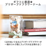 プリザーブドフラワー かわいい 通販 リトルベア フラワーアレンジメント プリザードフラワー フラワーギフト お花 花 くま 熊 フラワー 造花 お返し ギフト thank you お礼 ギフト