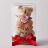 プリザーブドフラワー かわいい 通販 リトルベア フラワーアレンジメント プリザードフラワー フラワーギフト お花 花 くま 熊 フラワー 造花 お返し ギフト thank you お礼 ギフト