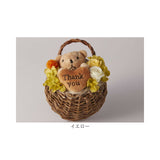 プリザーブドフラワー かわいい 通販 スマイルベア フラワーアレンジメント プリザードフラワー フラワーギフト お花 花 くま 熊 フラワー 造花 お返し ギフト thank you お礼 ギフト