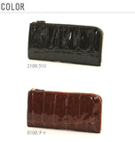 長財布 レディース 1212-613 1212613 定番 長財布（小銭入れあり） プレゼント ワニ 牛革 メンズ 男女兼用 ラウンドファスナー シンプル おしゃれ カード エナメル 財布 女性用