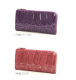 長財布 レディース 1212-613 1212613 定番 長財布（小銭入れあり） プレゼント ワニ 牛革 メンズ 男女兼用 ラウンドファスナー シンプル おしゃれ カード エナメル 財布 女性用