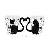 マグカップ ペア 通販 ペアマグカップ マグ カップ 猫 黒猫 ネコ コップ 300ml コーヒーカップ ツインマグ セット ねこ 食器 カップル 夫婦 結婚祝い かわいい ギフト 贈り物 おしゃれ