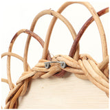 アラログ 壁掛け ミラー 通販 THE AROROG. フラワーミラー ウォールミラー 鏡 玄関 リビング ナチュラル かわいい 籐製 ラタンミラー 木製 ウッド アジアン雑貨 おしゃれ creer クレエ